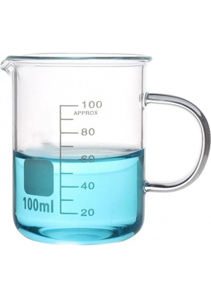 50ML 50/100/250/500/1000ML Mutfak Laboratuvar Camı Ölçüm Kabı Şise Büyük Kapasiteli Yüksek Sıcaklığa Dayanıklı Cam Ölçekli Beher (Yurt Dışından)