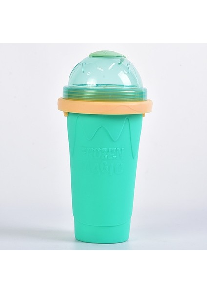 Nane Mavisi Dıy Smoothie Kupası Tutam Bardak Dondurulmuş Sihirli Sıkma Fincan Soğutma Makinesi Fincan Dondurucu Kupa Milkshake Araçları Protable Smoothie Kupa (Yurt Dışından)