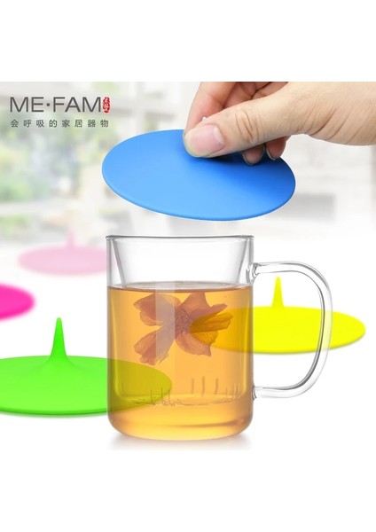 Mor 1 Parça Me.fam Evrensel 10CM Yumuşak Silikon Bardak Kapağı Çan Kulesi Damla Kupa Kapakları Mühür Anti-Toz Cam Seramik Plastik Su Bardakları Kap Yeniden Kullanılabilir (Yurt Dışından) fiyatları