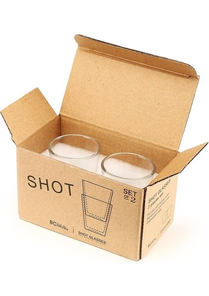 60MLX2PCS Squre G Kalınlaşmış Kare Cam Kahve Ons Bardağı Konsantre Espresso Shot Mezun Ölçüm Kabı 에스프레소 샷잔 Cafe Tools (Yurt Dışından)
