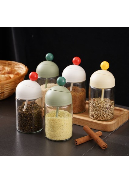 Tek Suncha Baharat Kavanoz Seti Tuz Kavanoz Saklama Kutusu Mutfak Ev Çok Yönlü Pratik Tip Baharat Kavanozu (Yurt Dışından) fırsatları