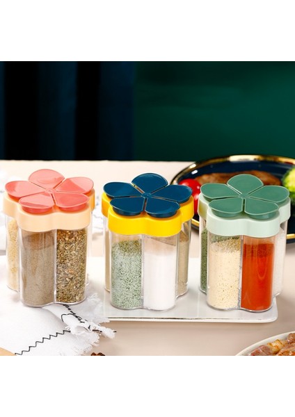 Mavi 5 In 1 Baharat Shaker Şişeleri Plastik Mutfak Baharat Depolama Çeşni Kavanoz Tuz Biber Kutuları Mutfak Gadget Araçları Için (Yurt Dışından) modelleri
