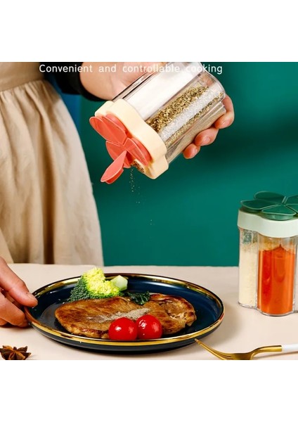 Mavi 5 In 1 Baharat Shaker Şişeleri Plastik Mutfak Baharat Depolama Çeşni Kavanoz Tuz Biber Kutuları Mutfak Gadget Araçları Için (Yurt Dışından) fırsatları