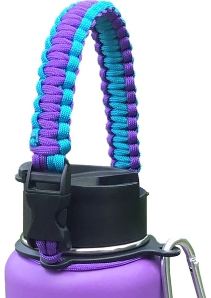 Bu Pp Su Şişesi Omuz Askısı Paracord Kolu, Hidro Şişe ve Diğer Geniş Ağızlı Şişeler Için Omuz Askısı ile 12OZ Ila 64OZ (Yurt Dışından)