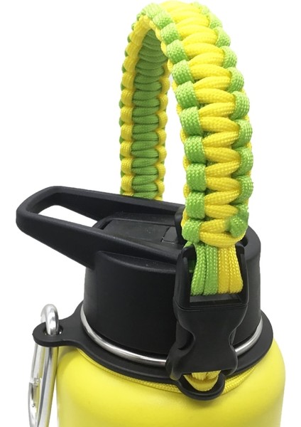 Bu Pp Su Şişesi Omuz Askısı Paracord Kolu, Hidro Şişe ve Diğer Geniş Ağızlı Şişeler Için Omuz Askısı ile 12OZ Ila 64OZ (Yurt Dışından)