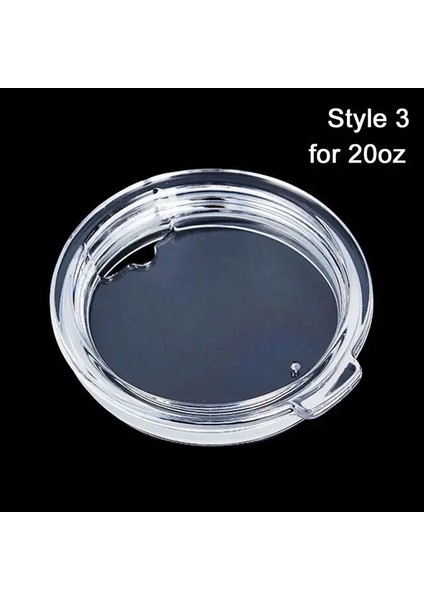 Stil 7 20/30OZ Sızdırmazlık Şişe Kapağı Sıçrama Dökülmeye Dayanıklı Düz Plastik Kapaklar Ozark Için Trail Için Rtic Için Yei Tumber Bardak Termos Bardak (Yurt Dışından)