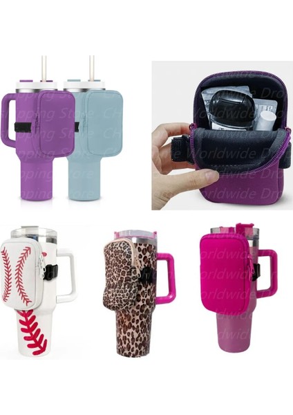 Mor Spor Salonu Su Şişesi Kesesi, Stanley Quencher Adventure Için Saklama Kılıfı 40OZ 20OZ 30OZ Güvenli Cepler ile 18-32OZ Şişelere Uygun (Yurt Dışından) fiyatları