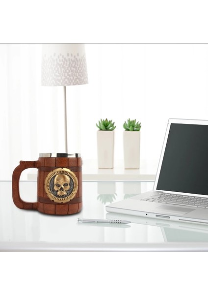 B 500-600ML 3D Kafatası Yaratıcı Çay Kupa Bardak Çift Yalıtım Içme Bardağı Pub Bar Dekorasyon (Yurt Dışından) fırsatları