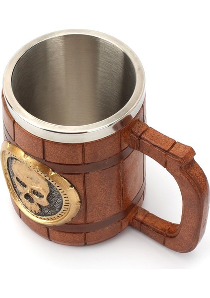 B 500-600ML 3D Kafatası Yaratıcı Çay Kupa Bardak Çift Yalıtım Içme Bardağı Pub Bar Dekorasyon (Yurt Dışından) indirimleri