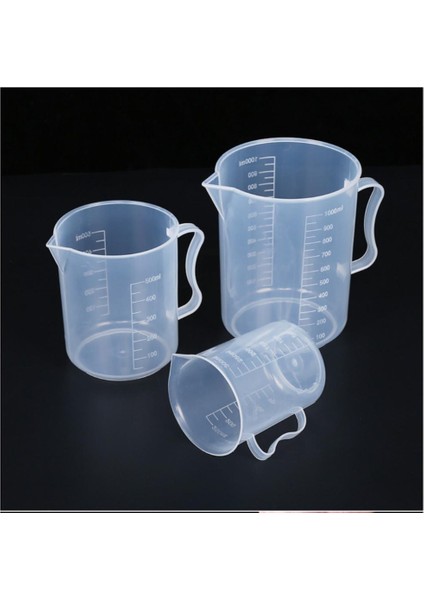 50ML 20/30/50/250/500/1000ML Premium Şeffaf Plastik Mezun Ölçüm Kabı Dekantör Şişe Ağzı Pişirme Kabı Sıvı Ölçü Mutfak Aracı (Yurt Dışından)