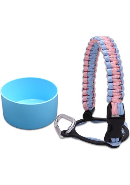 10007(12-24OZ) Paracord Kolu Su Şişesi ve Silikon Kol Çizme Hidro Şişeyle Uyumlu Geniş Ağızlı Su Şişesi Aksesuarları (Yurt Dışından) fırsatları