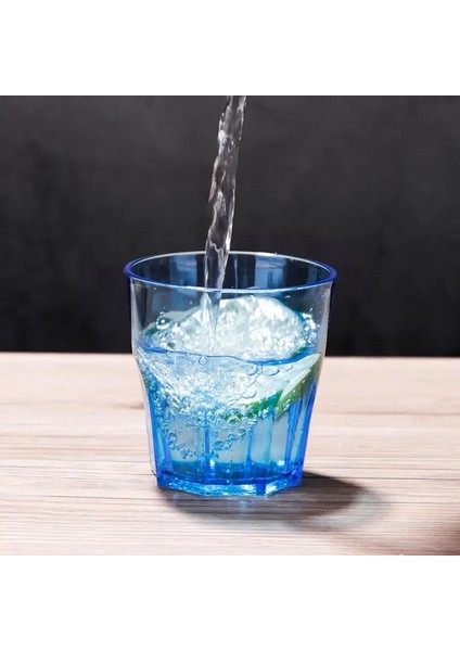 4 Adet Pembe 130 ml 4 Adet Akrilik Renkli Bira Bardağı Bar Sekizgen Bardak Kalınlaşmış Damla Cam Plastik Şarap Bardağı Çay Bardağı Kahvaltı Süt Bardağı Ev Kupa (Yurt Dışından)