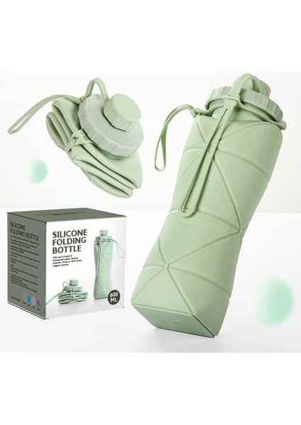 Mavi 501-600 ml Katlanır Kupa Büyük Kapasiteli Açık Seyahat Spor Taşınabilir Silikon Su Bardağı Yüksek Sıcaklık Gıda Sınıfı Streç Katlanır Bardak (Yurt Dışından) fiyatları