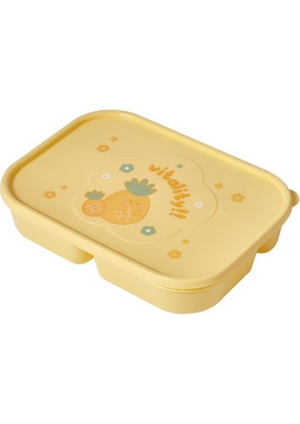 Çocuklar Için Sarı Güzel Bento Öğle Yemeği Kutusu, Kızlar, Erkekler, 5 Bölmeli Küçük Çocuklar Için Sızdırmaz Öğle Yemeği Kabı, Mikrodalga Güvenli (Yurt Dışından) fiyatları