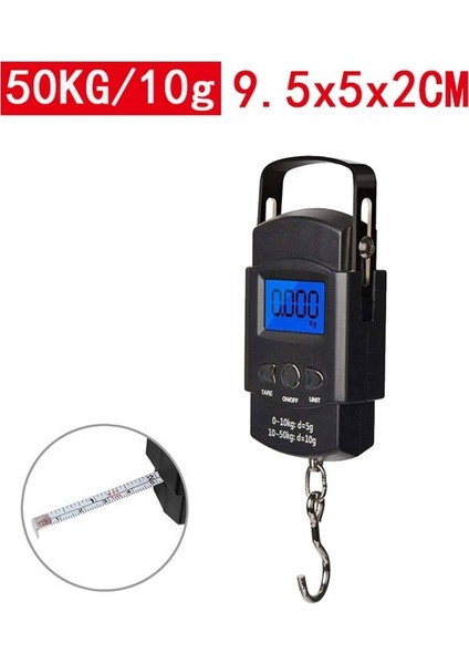 50KG 10G 50KG/5G Taşınabilir Mini Elektronik Asılı Terazi Dijital Ekran Arka Işık El Bagaj Ağırlık Terazileri Balıkçılık Seyahat Için (Yurt Dışından) fiyatları