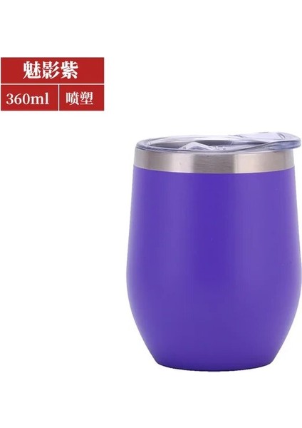 A08 12OZ Kahve Kupa Termos Bardak Içecek Bardak Kapaklı Paslanmaz Çelik Vakum Yalıtımlı Çift Duvar Kupa Xicaras Caneca Copo Termico (Yurt Dışından)