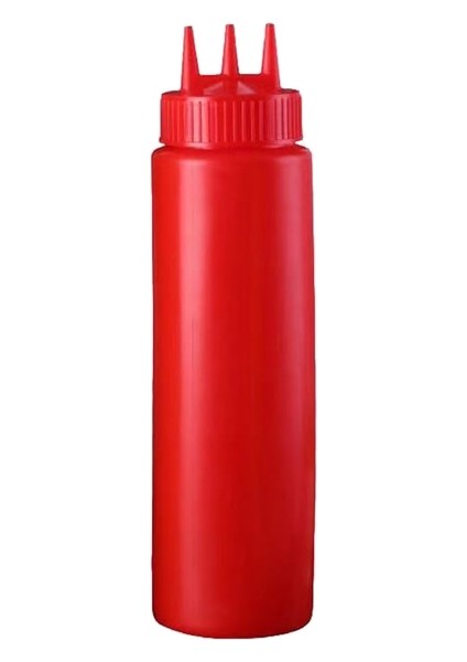 300 ml Kırmızı 3 Delikli Sıkma Şişe 3 Boyutlu Plastik Ketçap Mayo Zeytin Çeşni Şişesi Sıcak Soslar Yağ Hardal Bal Kavanozları Mutfak Aletleri (Yurt Dışından)
