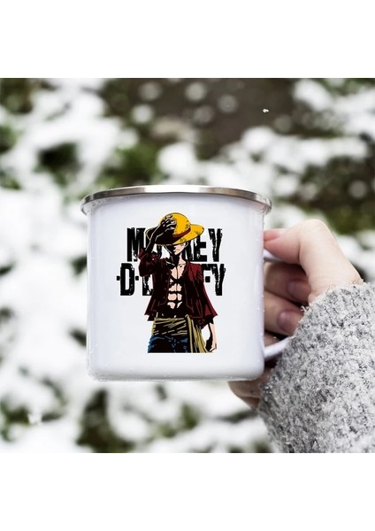 Stil 4 Siyah Değiştirilebilir Kupa Yaratıcı Seramik Isıtma Suyu Sıcaklığa Duyarlı Renk Değiştiren Kupa Tek Parça Luffy Film Çevreleyen Kahve Su Bardağı (Yurt Dışından)