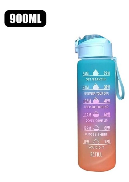 Renk 3 900 ml 900 ml Taşınabilir Su Şişesi Motivasyon Spor Su Şişesi Zaman Işaretleyici ile Açık Hava Sporları Için Sızdırmaz Bardak Spor Bpa Ücretsiz (Yurt Dışından) fiyatları