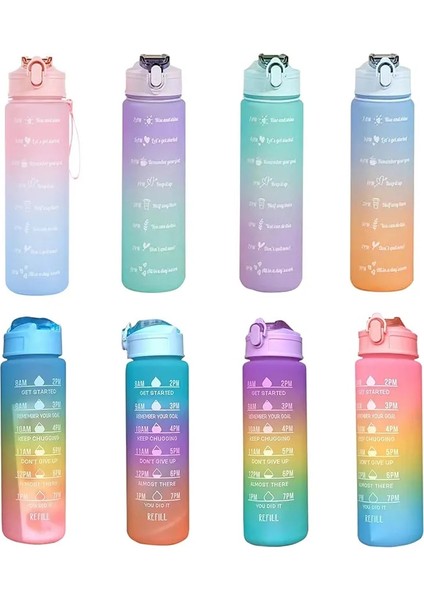 Renk 3 900 ml 900 ml Taşınabilir Su Şişesi Motivasyon Spor Su Şişesi Zaman Işaretleyici ile Açık Hava Sporları Için Sızdırmaz Bardak Spor Bpa Ücretsiz (Yurt Dışından) indirimleri