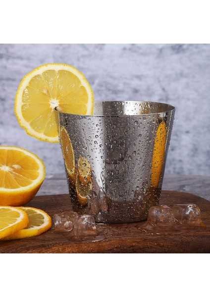 280ML-4PCS Bardak 4 Adet 30ML Açık Pratik Seyahat Paslanmaz Çelik Bardak Mini Set Gözlük Viski Şarap ile Kılıf Taşınabilir Bardak Kapağı (Yurt Dışından)