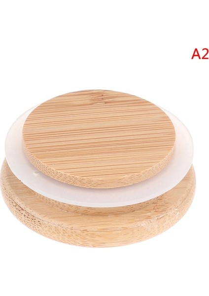 55MM 1 Adet Bambu Cam Turşu Kavanozu Depolama Konserve Kapakları Içme Bardağı Kapakları Yeniden Kullanılabilir Conta Halkası Çam Ahşap Kapaklı Cam Kavanozlar Için Seramik Kupa (Yurt Dışından)