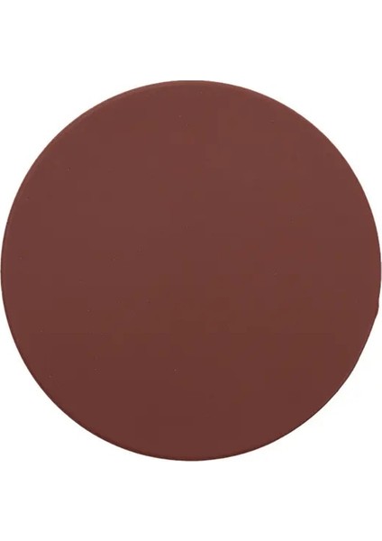 Kahverengi Silikon Dünya 10 cm Masa Mat Şeker Renk Bardak Altlığı Yuvarlak Bardak Altlığı Su Geçirmez Kaymaz Yalıtım Çay Altlığı Masa Mat Bar Altlığı (Yurt Dışından)