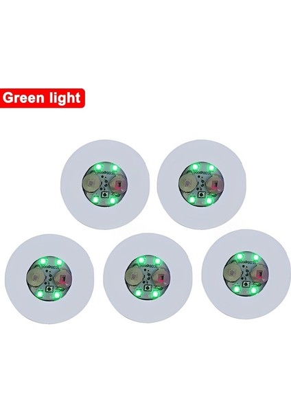 Yeşil Işık 1 Adet Aydınlık Bardak Altlığı Çıkartmalar LED Bar Içecekler Fincan Altlığı Renkli Şarap Likör Şişesi Bardak Altlığı Atmosfer Işığı Fincan Etiketi Mutfak Dekoru (Yurt Dışından)