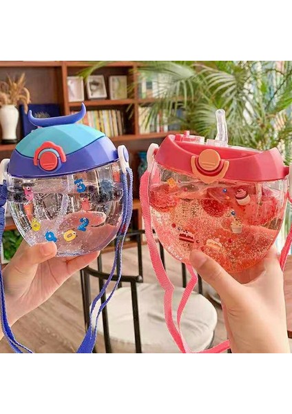 1 Adet Rastgele Saman 400ML 400ML Donut Pipetli Bardak Taşınabilir Bardak Şişe Çocuk Su Şişeleri Askı Su Şişesi Drinkware Su Şişesi Kawaii (Yurt Dışından) fiyatları