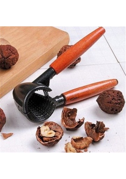 Ahşap Renk Huni Fındıkkıran Aracı Hızlı Ceviz Fındık Açacağı Mutfak Fındıkkıran Alaşım Kabuk Somun Açacağı Badem Ceviz Fındık (Yurt Dışından) fırsatları