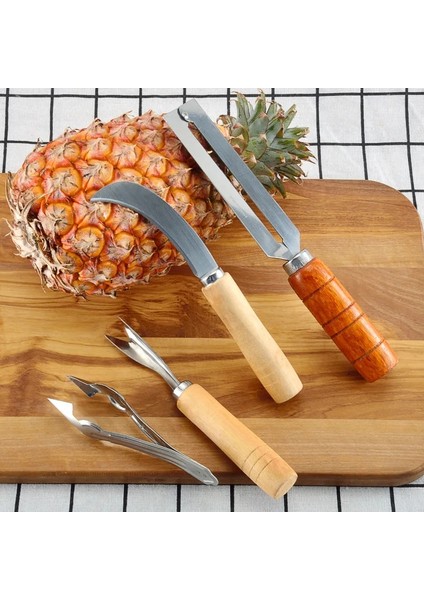 1 Adet Soyucu Sökücü Leeseph Ananas Soyucu Sökücü Dilimleme Aracı, Paslanmaz Çelik Ananas Göz Klipsi Kesici Şeker Kamışı Soyma Bıçağı Mutfak Aracı Için (Yurt Dışından) fiyatları
