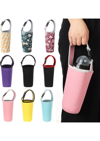 300-600ML 300-900ML Renkli Anti-Sıcak Bardak Kol Çevre Dostu Içecek Çantası Su Kupa Şişe Tutucu Tumbler Taşıyıcı Bardak Aksesuarları (Yurt Dışından) fırsatları