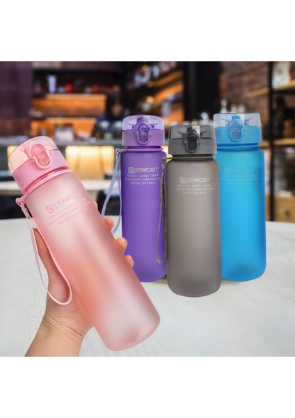 Pembe 400ML 400ML/560ML Su Bardağı Spor Su Şişesi Çift Su Bardağı Plastik Taşınabilir Su Deposu Anti-Damla Açık Halat Su Şişesi (Yurt Dışından) modelleri