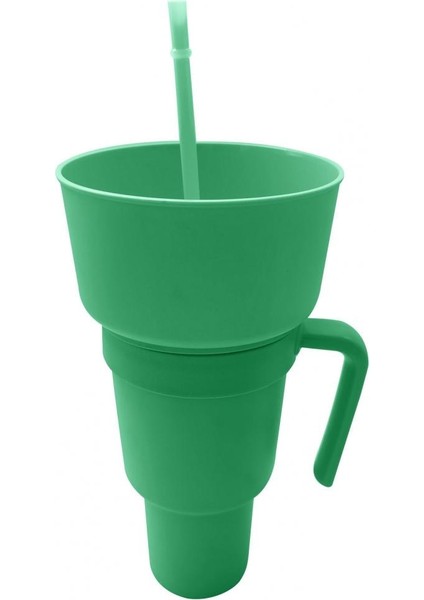 Pembe Snack Bardak 2 In 1 Çok Fonksiyonlu Renk Değiştiren Stadyum Tumbler Snack Içecek Pipetli Bardak Filmler Ev Kullanımı Için (Yurt Dışından) fırsatları