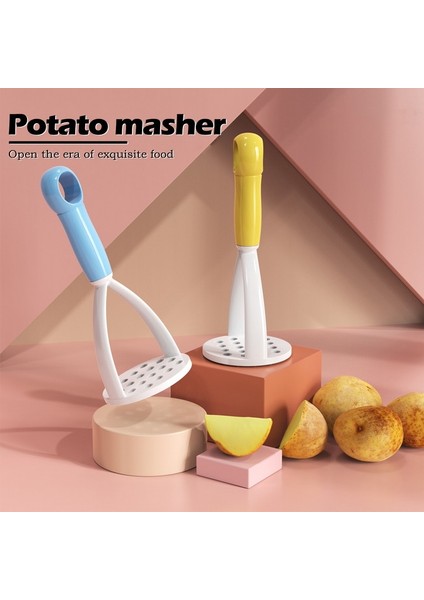Pembe 1 Adet Pp Preslenmiş Patates Ezici Ricer Püre Suyu Üreticisi Patates Itici Pürüzsüz Patates Püresi Kırıcı Meyve Araçları Mutfak Malzemeleri (Yurt Dışından)