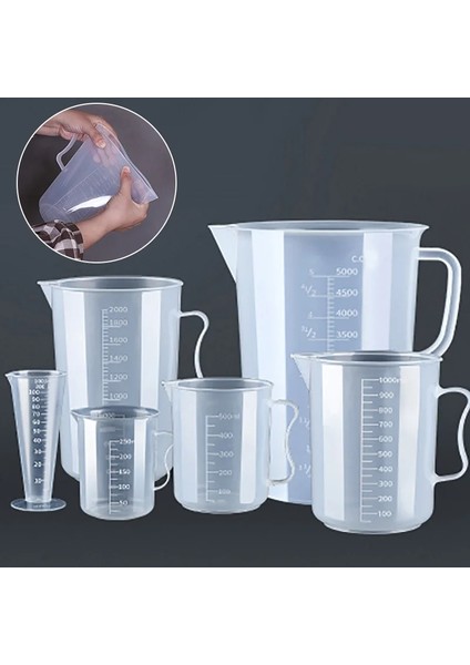 B 1 Adet Farklı Terazilere Sahip Taşınabilir Ölçüm Kapları, Mutfakta Sıvı Pişirme Araçları Için Yeniden Kullanılabilir Çok Amaçlı Kaplardır (Yurt Dışından) modelleri
