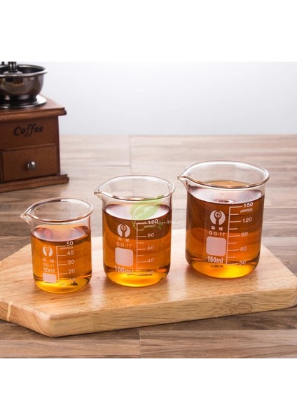 200ML Yüksek Kaliteli Koştu Ce/ab Ölçüm Kaşığı Yüksek Sıcaklık Cam Sıvı Ölçüm Kabı Süt Ölçüm Cihazı 100ML Ölçeği ile (Yurt Dışından)