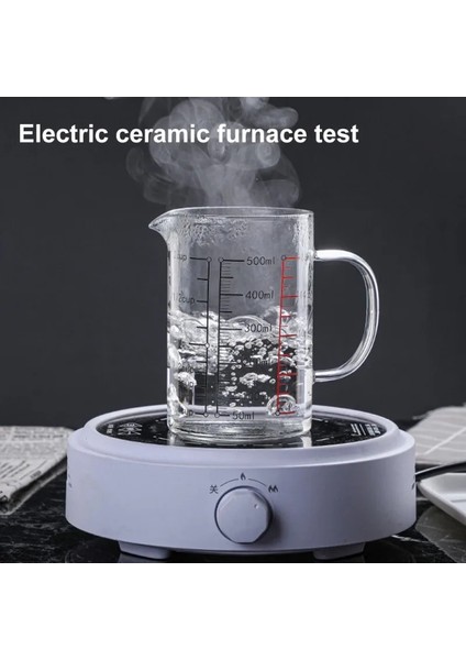 B-1000ML 400/500/600/1000 ml Şeffaf Gözlük Mezun Ölçüm Kapaklı Bardak Süt Su Ölçeği Mikrodalga Aracı Sıvı Ölçü Sürahi Bardak (Yurt Dışından)