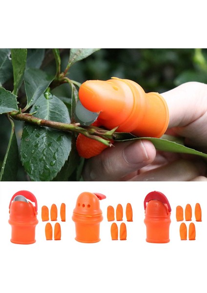 Stil 2-M 2/6 Adet Siliconethumb Kesici Parmak Muhafızları Bahçe Eldiveni Bitki Toplama Aracı Kesilmeye Dayanıklı Parmak Kol Fasulye Seçici (Yurt Dışından) fırsatları