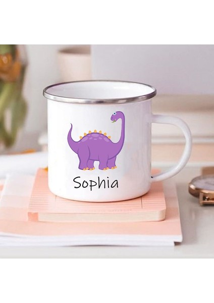 C24-3256804241343975 360 ml Kişiselleştirilmiş Çocuk Fincan Özel Dinozor Adı Kahve Fincanı Doğum Günü Partisi Çocuklar Için Şekeri Çocuk Noel Sevgililer Günü Hediyesi (Yurt Dışından) fırsatları