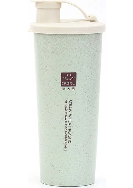 Pembe 450ML Yeni 450ML Protein Tozu Çalkalayıcı Su Şişesi Buğday Samanı Bpa Ücretsiz Mikser Spor Fitness Protein Shaker Milk Shake Şişesi 1 Adet (Yurt Dışından) indirimleri