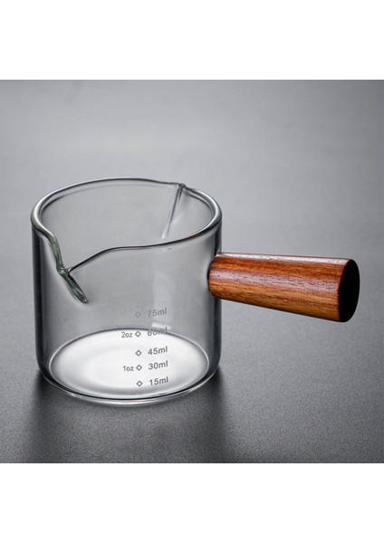 Stil 2 Espresso Shot Bardağı - Espresso Ölçüm Kabı Çift Ağızlı Kahve Sütü Dispenseri Olarak Ahşap Saplı Espresso Aksesuarları (Yurt Dışından) modelleri