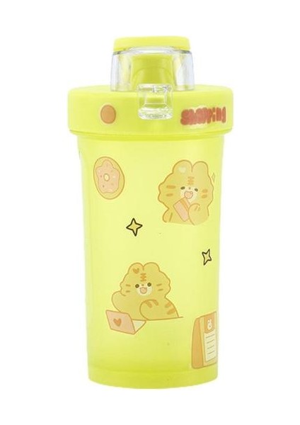 Sarı 300ML 300ML Dayanıklı Içecek Bardağı Plastik Toz Karıştırma Şişesi Gıda Sınıfı Telefon Tutucu Bpa Ücretsiz Protein Shaker Şişesi (Yurt Dışından)