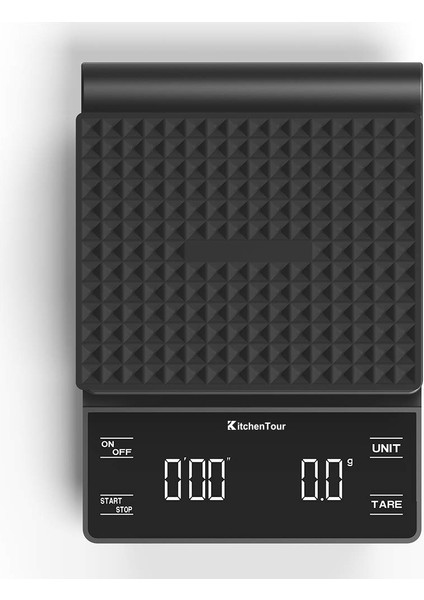 Siyah 3 kg Mutfak Aletleri Kahve Terazisi Zamanlayıcı ile Dijital Çok Fonksiyonlu Tartı Ölçeği 3 Kg/0.1g Damla Espresso Ölçeği LCD Ekran Üzerine Dökün (Yurt Dışından) modelleri