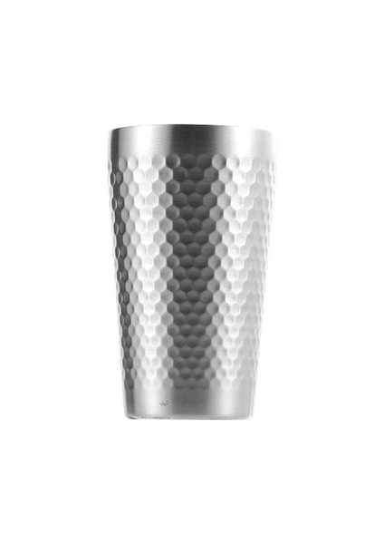 Gümüş 300 ml 304 Paslanmaz Çelik Soğuk Içme Suyu Bardağı 450 ml Büyük Kapasiteli Bira Bardağı Kalınlaşmış Çift Katmanlı Kahve Fincanı Kupa Meyve Suyu Fincanı (Yurt Dışından)