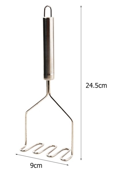 Mini Paslanmaz Çelik Patates Ezici Ricers Basınçlı Çamur Püresi Sebze Meyve Basın Makinesi Sarımsak Baskı Mutfak Pişirme Araçları (Yurt Dışından)