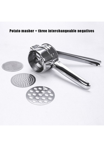 Mini Paslanmaz Çelik Patates Ezici Ricers Basınçlı Çamur Püresi Sebze Meyve Basın Makinesi Sarımsak Baskı Mutfak Pişirme Araçları (Yurt Dışından) fiyatları