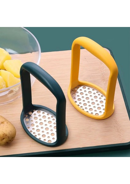 Sarı Pp Preslenmiş Patates Ezici Ricer Püre Suyu Üreticisi Patates Itici Pürüzsüz Patates Püresi Kırıcı Meyve Araçları Mutfak (Yurt Dışından) modelleri