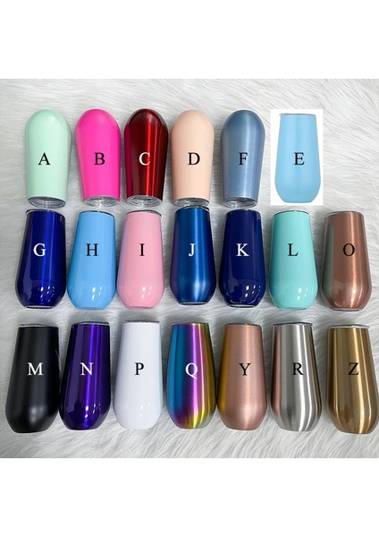 R 6oz Klasik Şarap Tumbler 6oz Paslanmaz Çelik Bardak Kahve Süt Kupa Içme Bardağı Vakum Yalıtımlı Kupalar Noel Hediyesi (Yurt Dışından) fırsatları