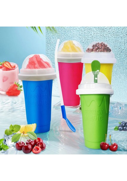 Yl Tutam Buz Bardağı Dıy Milkshake Fincan Silikon Çift Katmanlı Ev Yapımı Dondurma Milkshake Meyve Suyu Fincanı Yaz Soğuk Slushy Bardak (Yurt Dışından) fiyatları